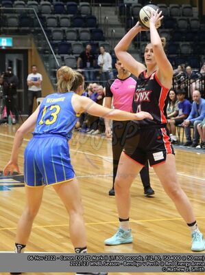 2022/23 WNBL Season - Bendigo v Perth
Keywords: BASKETBALL;SPORTS;WNBL