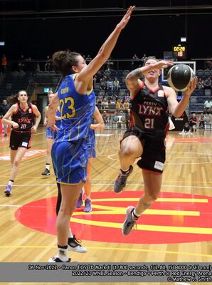 2022/23 WNBL Season - Bendigo v Perth
Keywords: BASKETBALL;SPORTS;WNBL