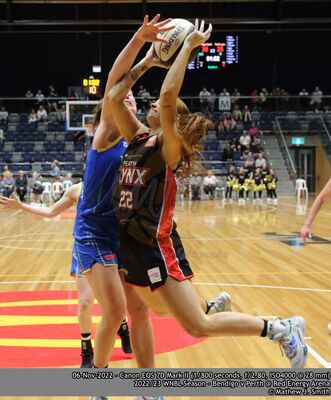 2022/23 WNBL Season - Bendigo v Perth
Keywords: BASKETBALL;SPORTS;WNBL