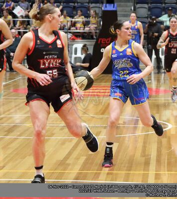 2022/23 WNBL Season - Bendigo v Perth
Keywords: BASKETBALL;SPORTS;WNBL