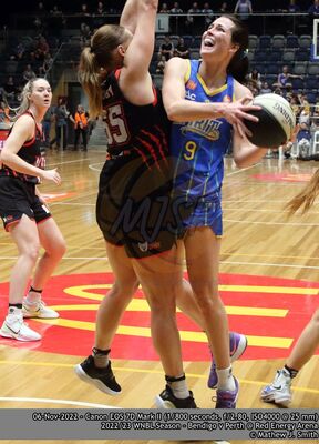 2022/23 WNBL Season - Bendigo v Perth
Keywords: BASKETBALL;SPORTS;WNBL