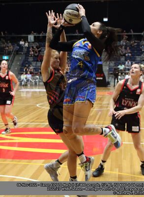 2022/23 WNBL Season - Bendigo v Perth
Keywords: BASKETBALL;SPORTS;WNBL